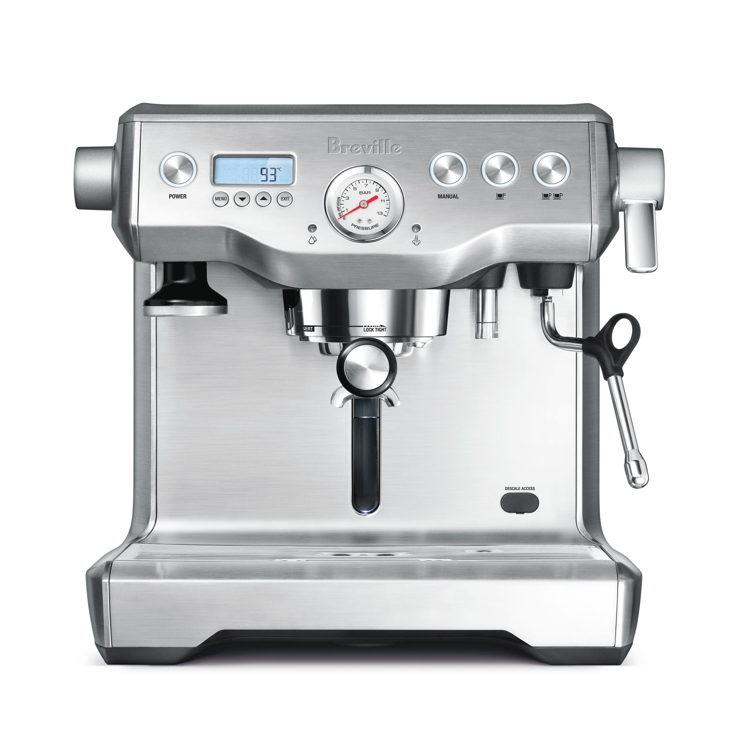 Breville BES920XL Dual Boiler Espresso Machine - Professional Grade for Home Baristas, Perfect for Coffee Shops & Entertaining Guests