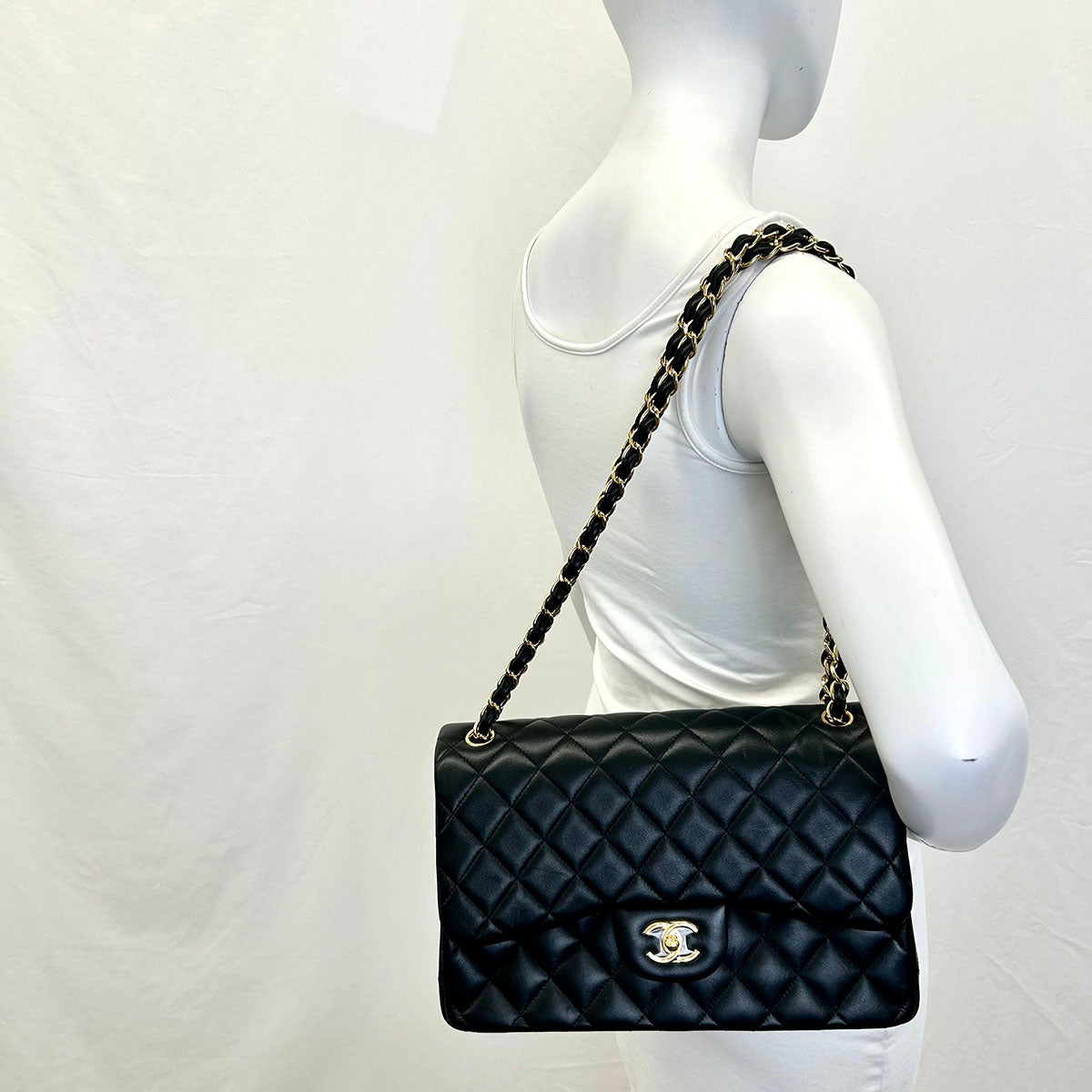 Chanel Classic Double Flap Shoulder Bag - Luxury Quilted Leather Crossbody Purse for Women | Perfect for Evening Events, Date Nights & Special Occasions