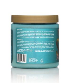 MIELLE SEA MOSS ANTI-SHEDDING CURL PUDDING - Natural Hair Growth Treatment for Curly & Coily Hair - Perfect for Daily Moisturizing & Styling