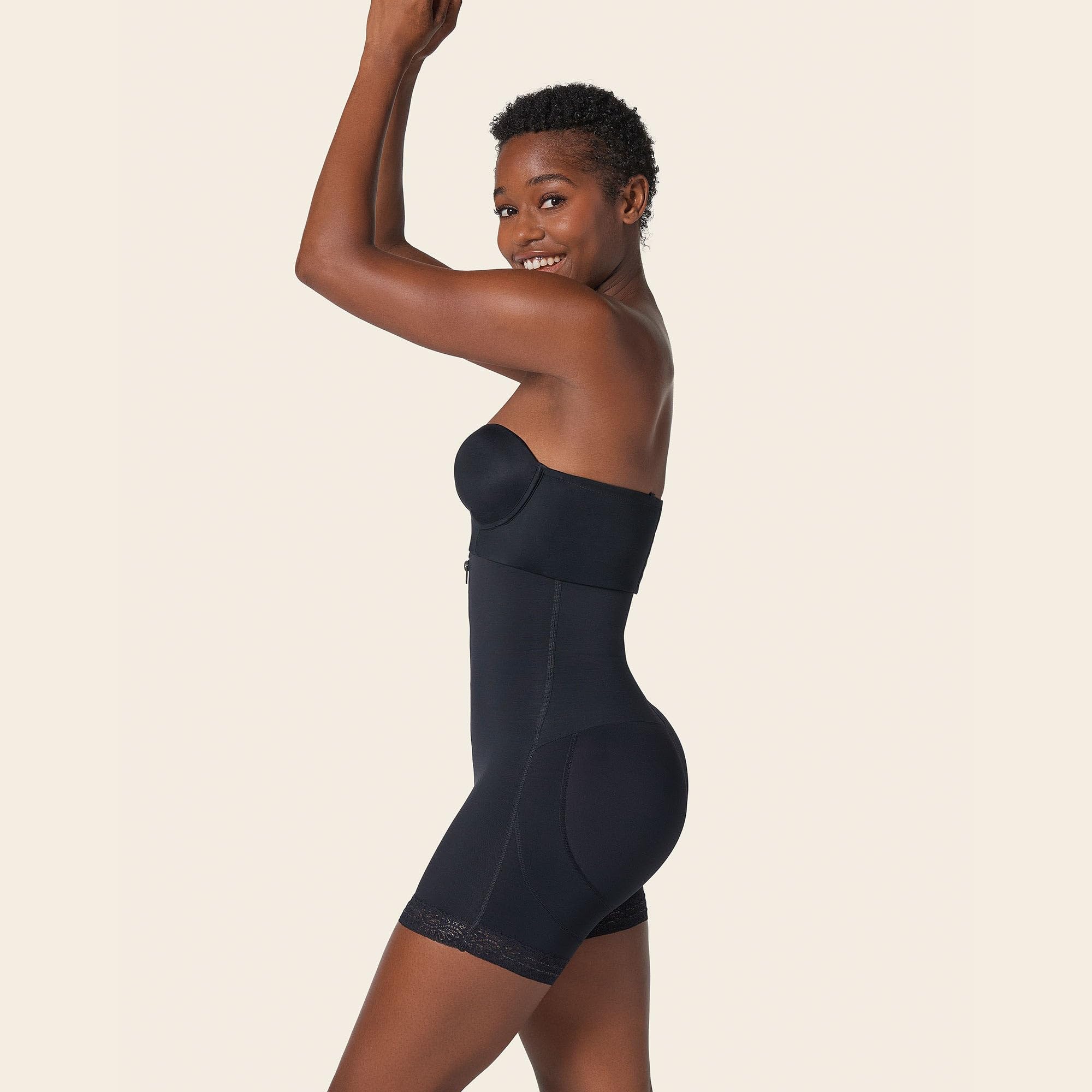 Leonisa Women's Shapewear Bodysuit - Tummy Control Full Body Shaper for Slimming & Smoothing - Perfect for Dresses, Workout & Everyday Wear