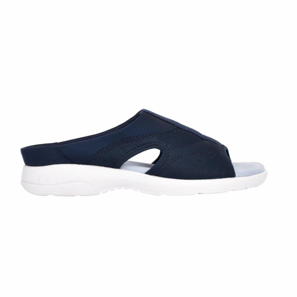 Easy Spirit Women's Tine2 Blue Walking Shoes - Comfortable Slip-On Sneakers for Women, Lightweight & Breathable for Walking, Travel & Everyday Wear