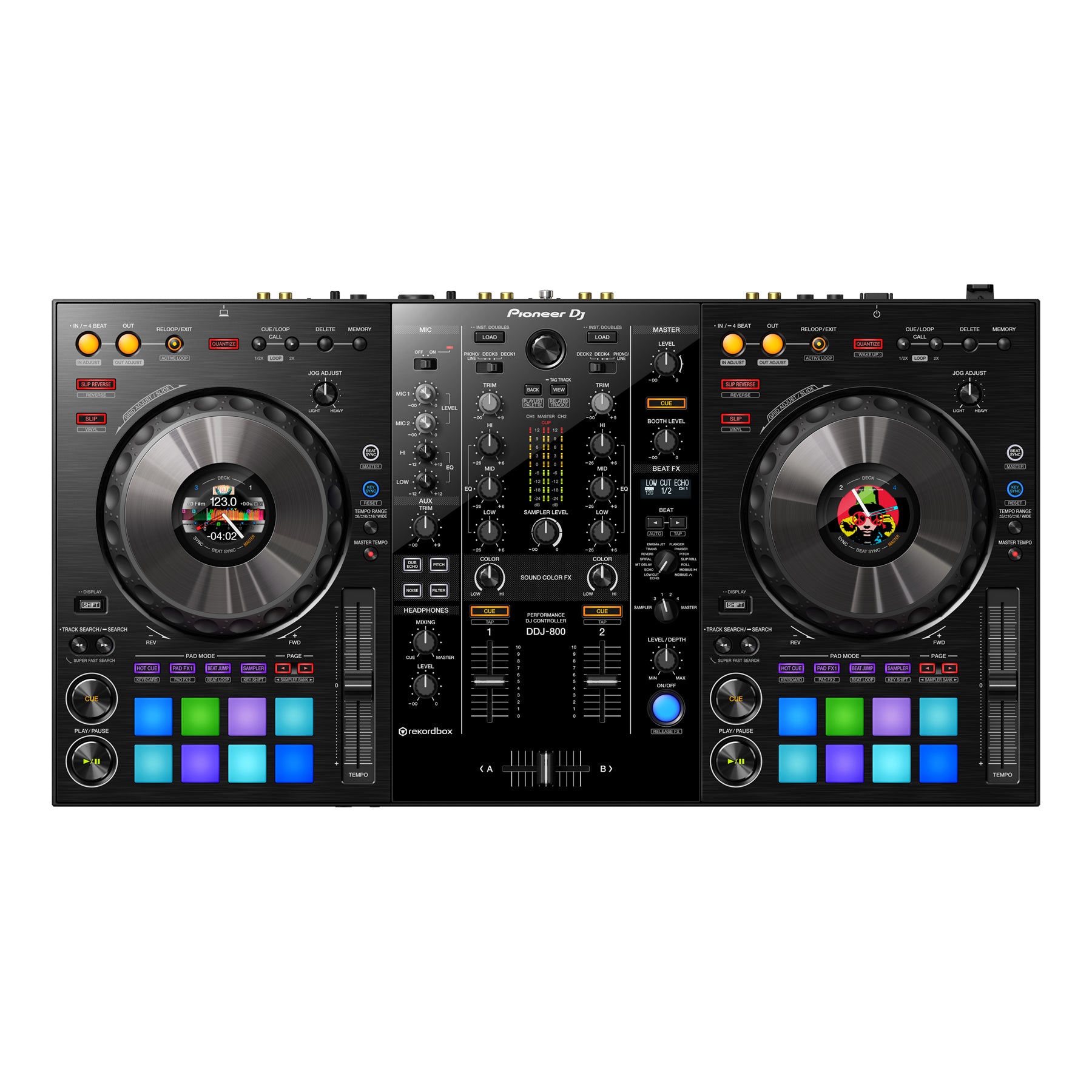 Pioneer DDJ-800 2-Channel Professional DJ Controller for rekordbox - Perfect for Clubs, Parties & Home DJ Setup
