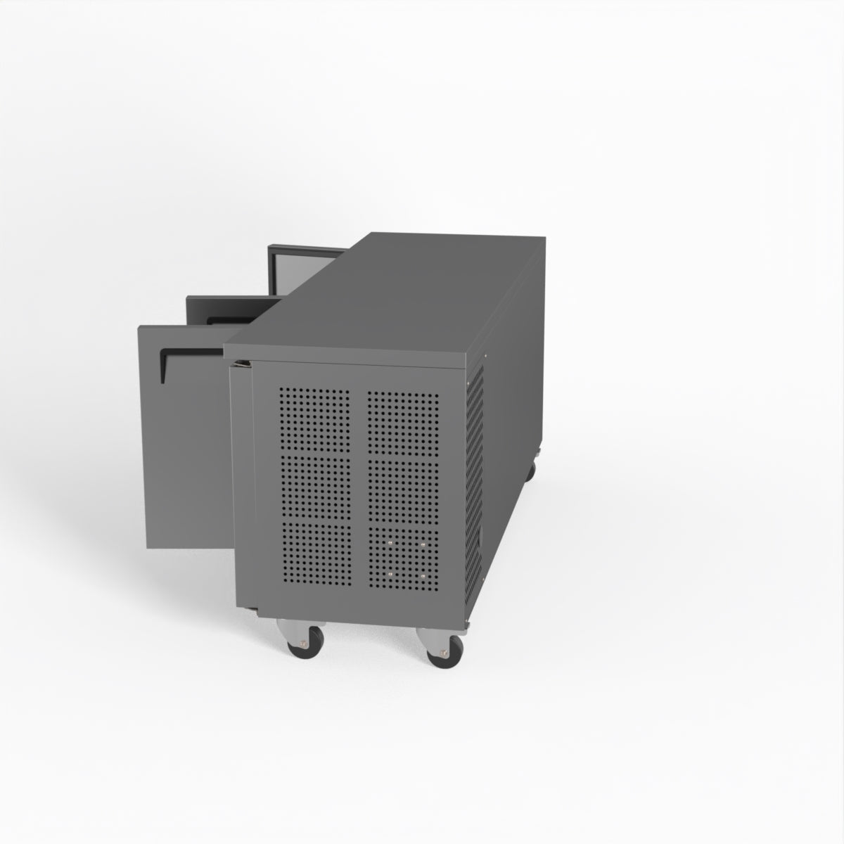 AG SLX3100TN 600mm Depth Three-Door Commercial Worktop Fridge - Ideal for Restaurants, Cafes & Catering Businesses