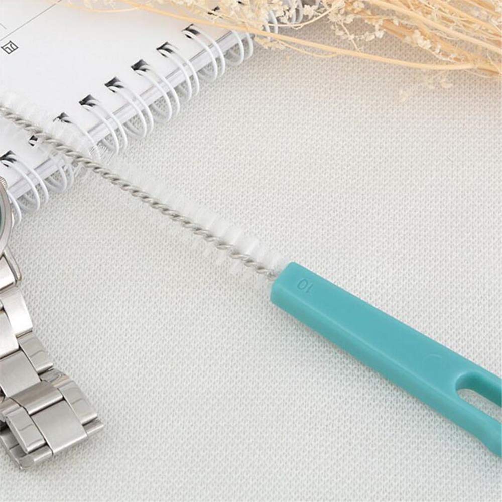 Nylon Tube Spiral Cleaning Brush Set - Perfect for Straws, Glasses, Keyboards & Jewelry Cleaning | Multi-Purpose Household & Travel Cleaning Tool