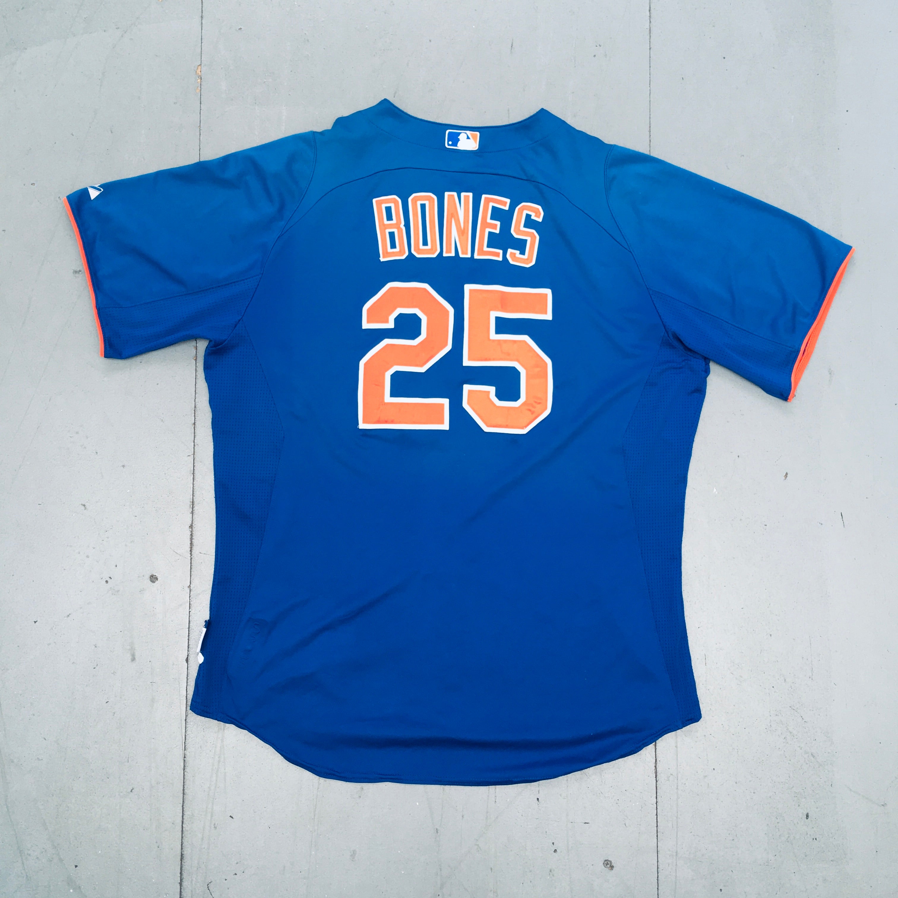 Authentic New York Mets Ricky Bones 2013 Game-Worn Jersey (Size XL) - Perfect for Baseball Fans, Collectors & Game Day Outfits