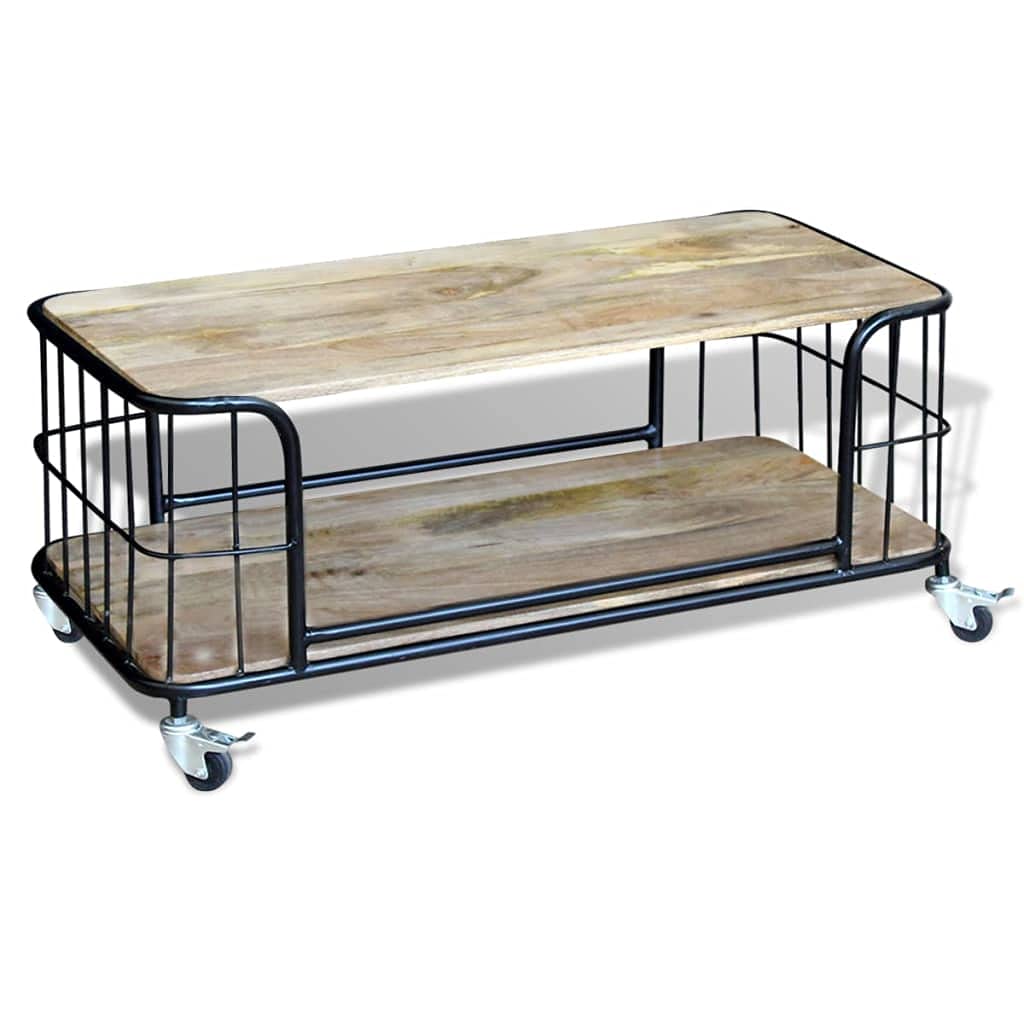 Solid Mango Wood Coffee Table 39.4
