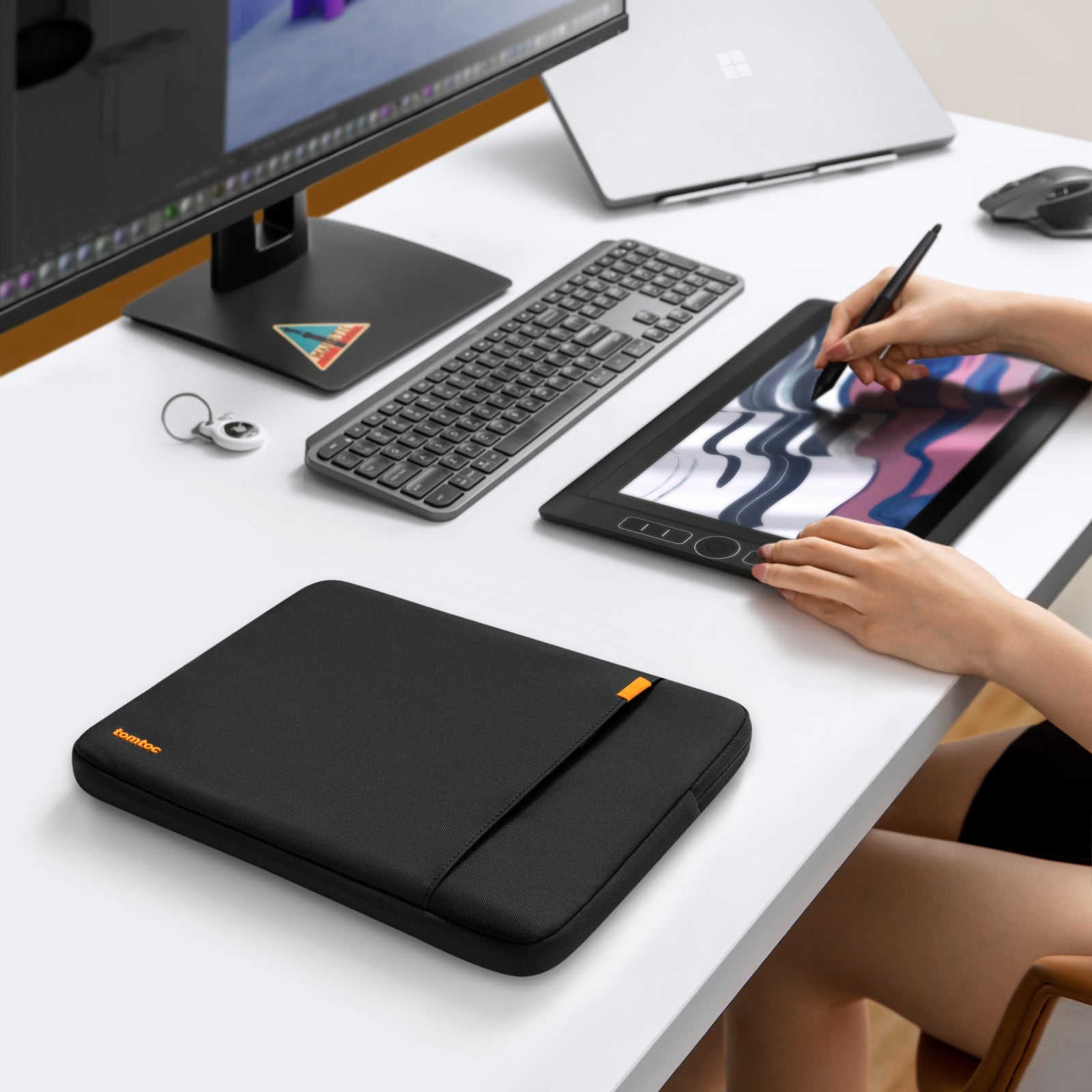 Premium Defender A13 Laptop Sleeve for 15-inch MacBook Air - Waterproof & Shockproof Protective Case for Travel, Work & School