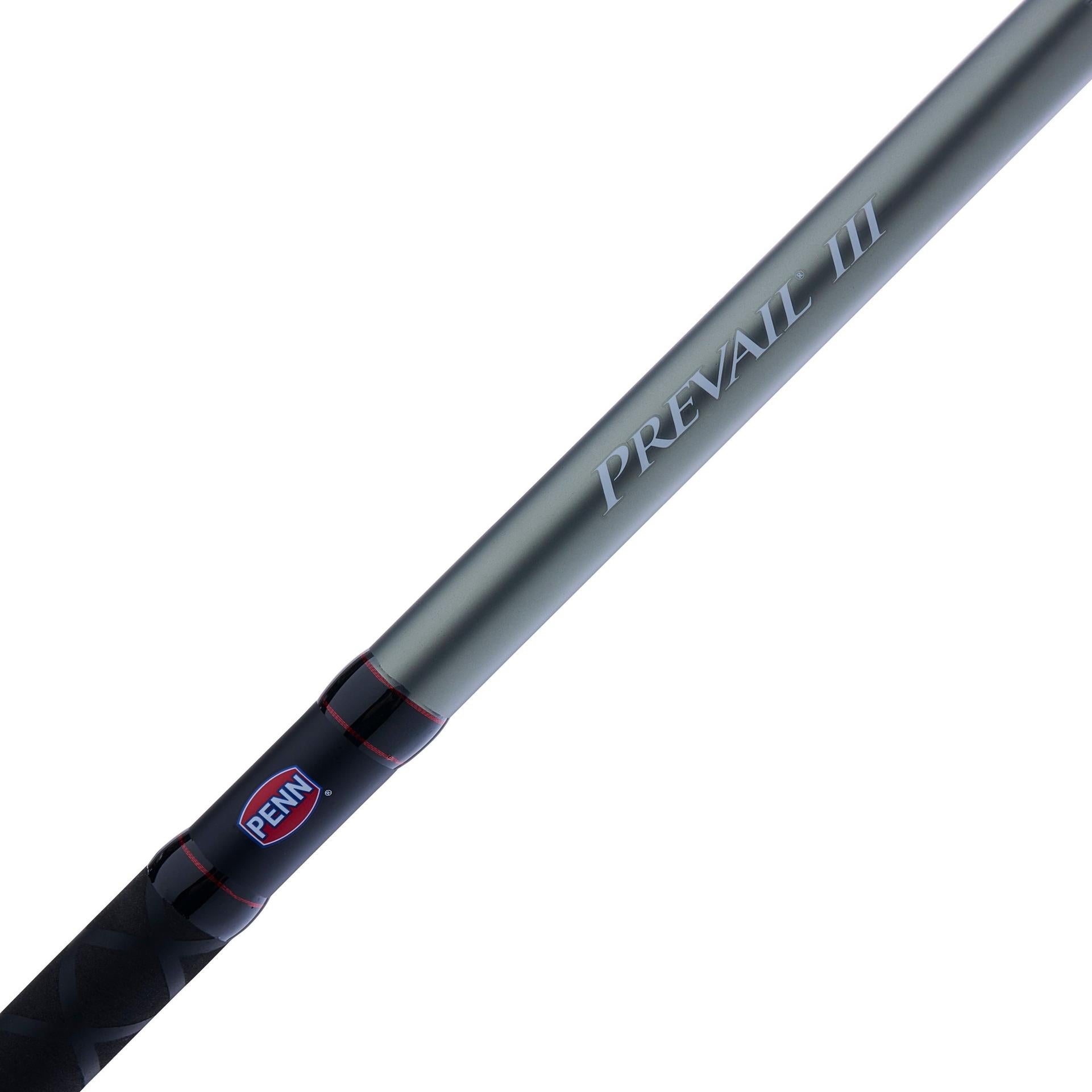 Prevail III Spinning Surf Fishing Rod - Lightweight Graphite Blank, Corrosion-Resistant Guides for Saltwater & Freshwater - Perfect for Beach, Pier & Shoreline Fishing
