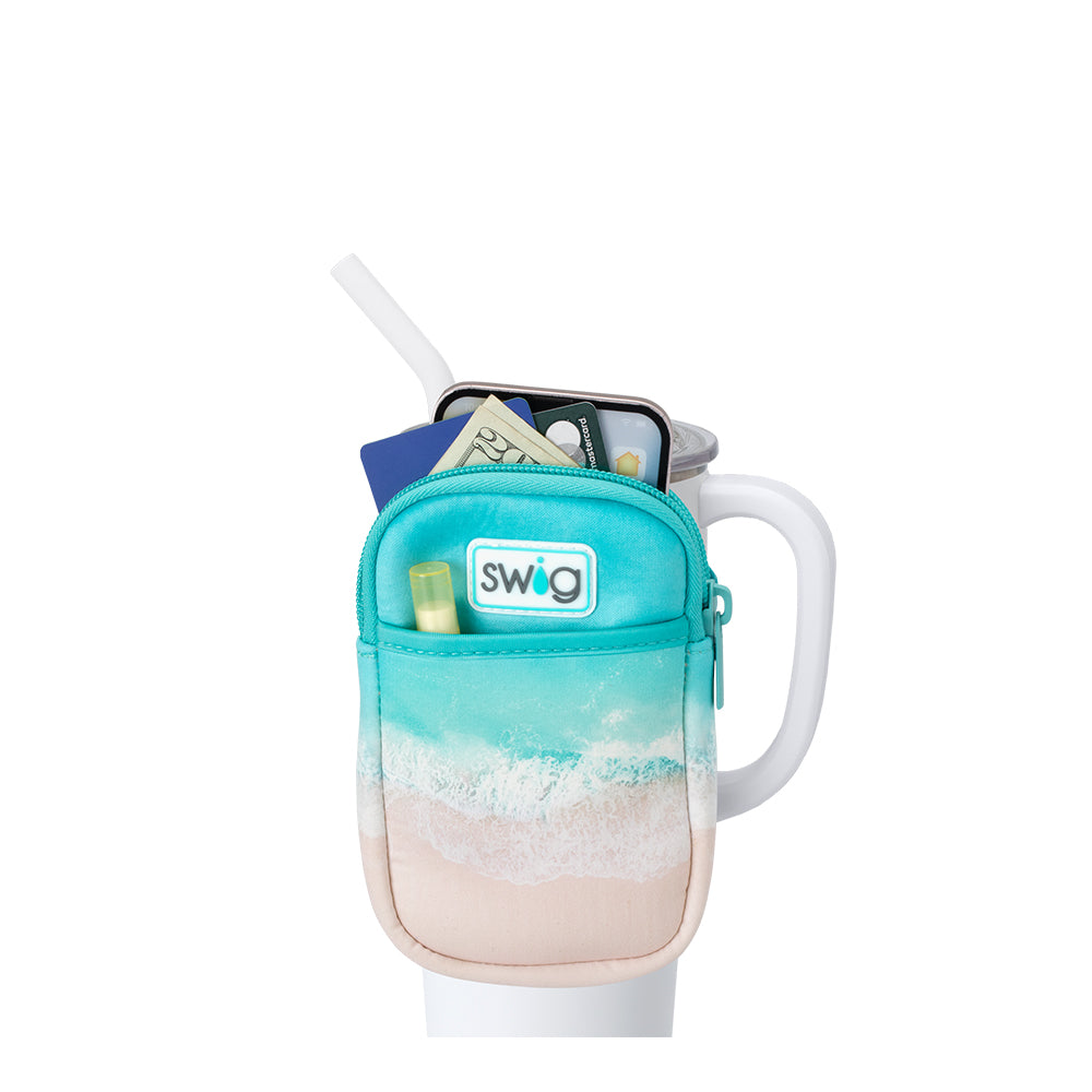 High Tide Mega Mug Pouch - Large Insulated Drink Holder for Coffee, Tea & Water Bottles - Perfect for Beach, Camping, Travel & Outdoor Adventures