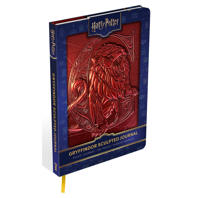 Harry Potter Gryffindor Journal - Leather Bound Notebook for Wizards & Witches | Perfect for Spell Notes, Classwork & Wizarding Adventures