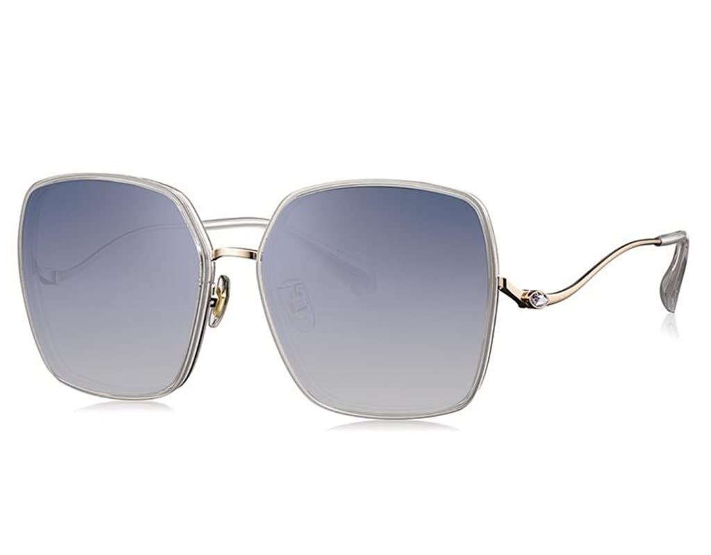 UV Protection Polarized Driving Sunglasses for Men & Women - Big Face Slimming Fashion Shades (14.15x8cm) - Perfect for Road Trips, Beach & Outdoor Activities