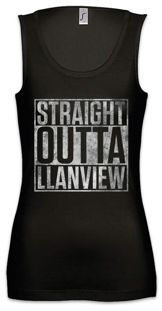 Urban Backwoods Straight Outta Llanview Women's Tank Top - Gym Fitness Training Shirt for Workouts & Yoga - Breathable & Comfortable Activewear