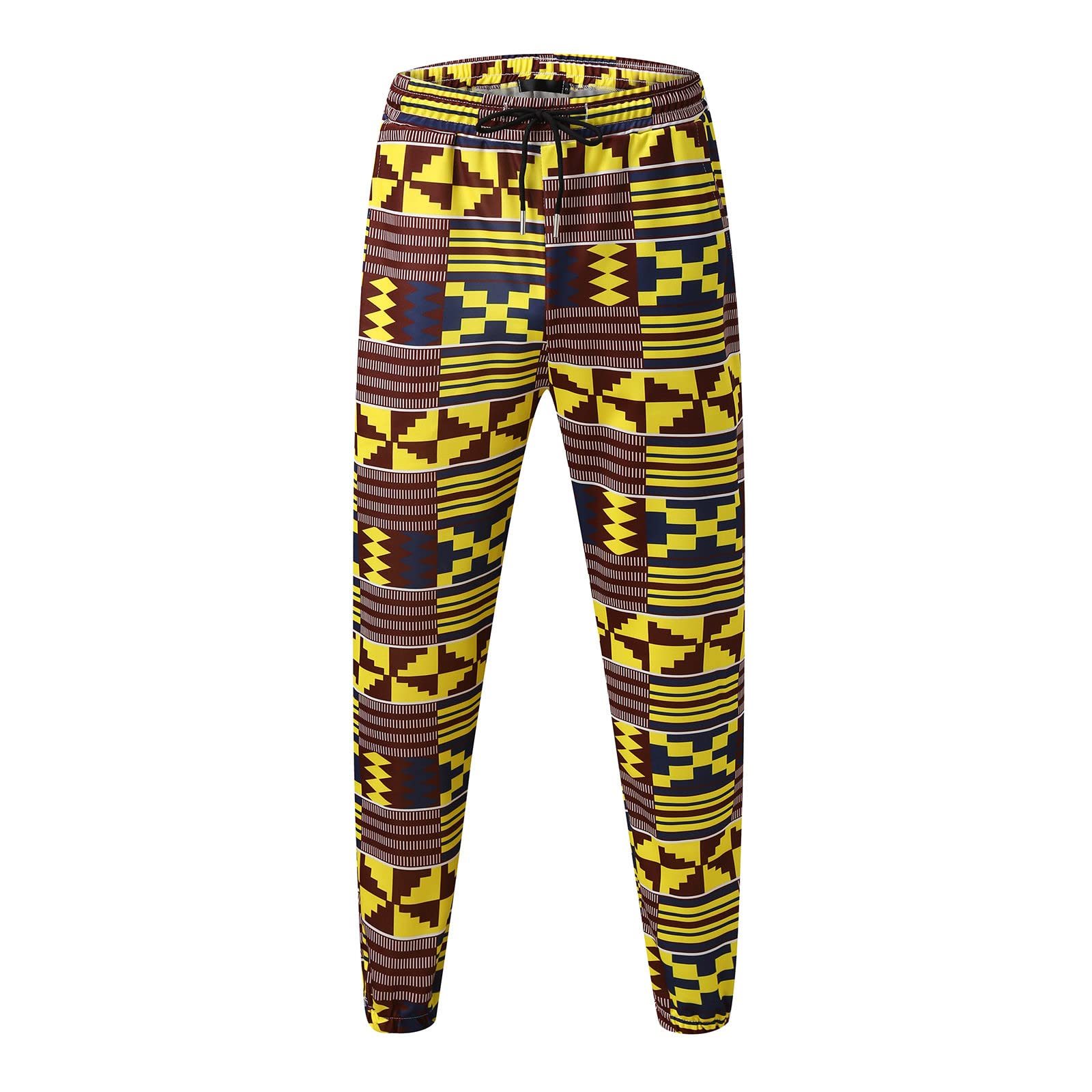 Bimgwuz Men's & Boys' Baggy Harem Pants - Elastic Waist Boho Yoga Trousers for Work & Casual Wear | Hippie Style Comfortable Ankle-Length Pants for Yoga, Lounge & Street Fashion