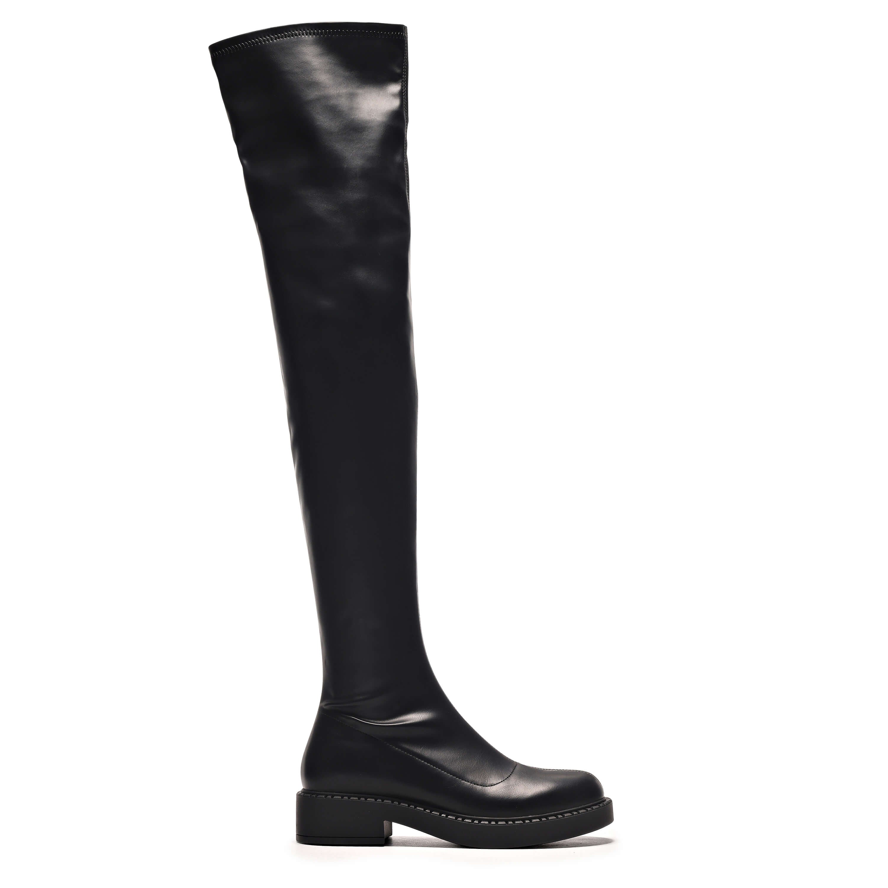 Commander Stretch Thigh High Boots for Women - Comfortable Over The Knee Boots with Stretchy Material for Fall & Winter Fashion - Perfect for Parties, Date Nights and Office Wear