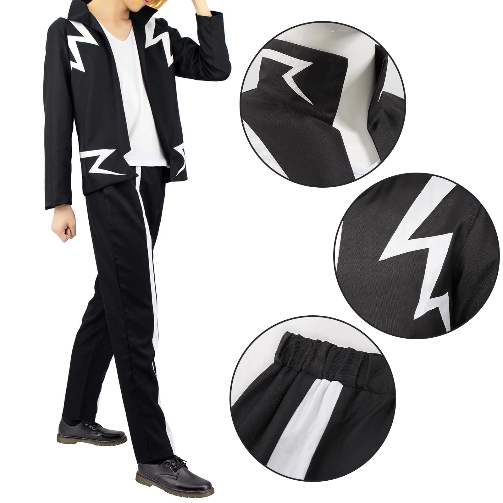 Men's Anime Cosplay Costume Hero Suit - Premium Quality Character Outfit for Halloween, Comic Con & Cosplay Events | Perfect for Fans & Collectors
