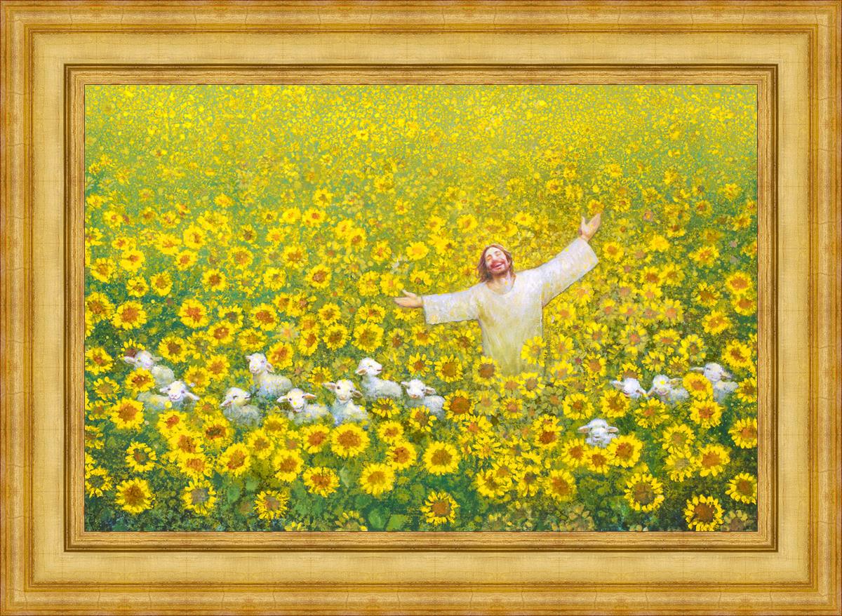 Be Glad and Rejoice - Inspirational Christian Wall Art Decor for Home & Office | Perfect for Living Room, Bedroom, Church Gift & Faith-Based Encouragement