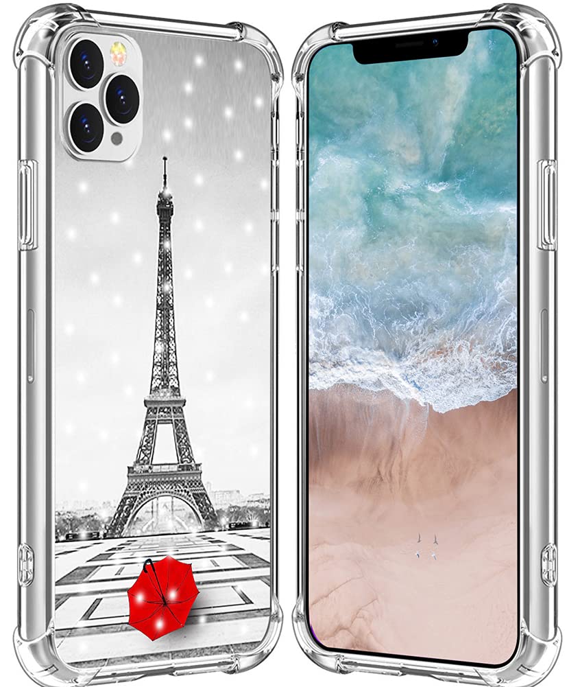 Eiffel Tower iPhone 13 Pro Max Case - Paris Themed Shockproof Rubber Cover with Romantic Design | Compatible with iPhone 13 Pro Max 5G | Perfect for Travel Lovers & Paris Enthusiasts