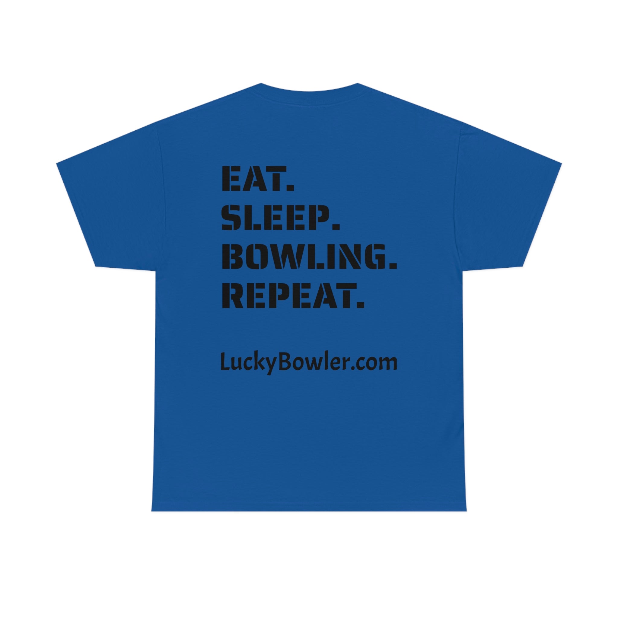 Lucky Tee #4 - Eat Sleep Repeat Graphic T-Shirt for Men & Women | Soft Cotton Casual Wear for Everyday Outfits, Gym, and Street Style