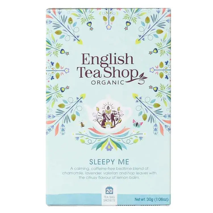English Tea Shop Sleepy Me Herbal Tea - Relaxing Chamomile & Lavender Blend for Better Sleep | Perfect for Nighttime Relaxation & Stress Relief