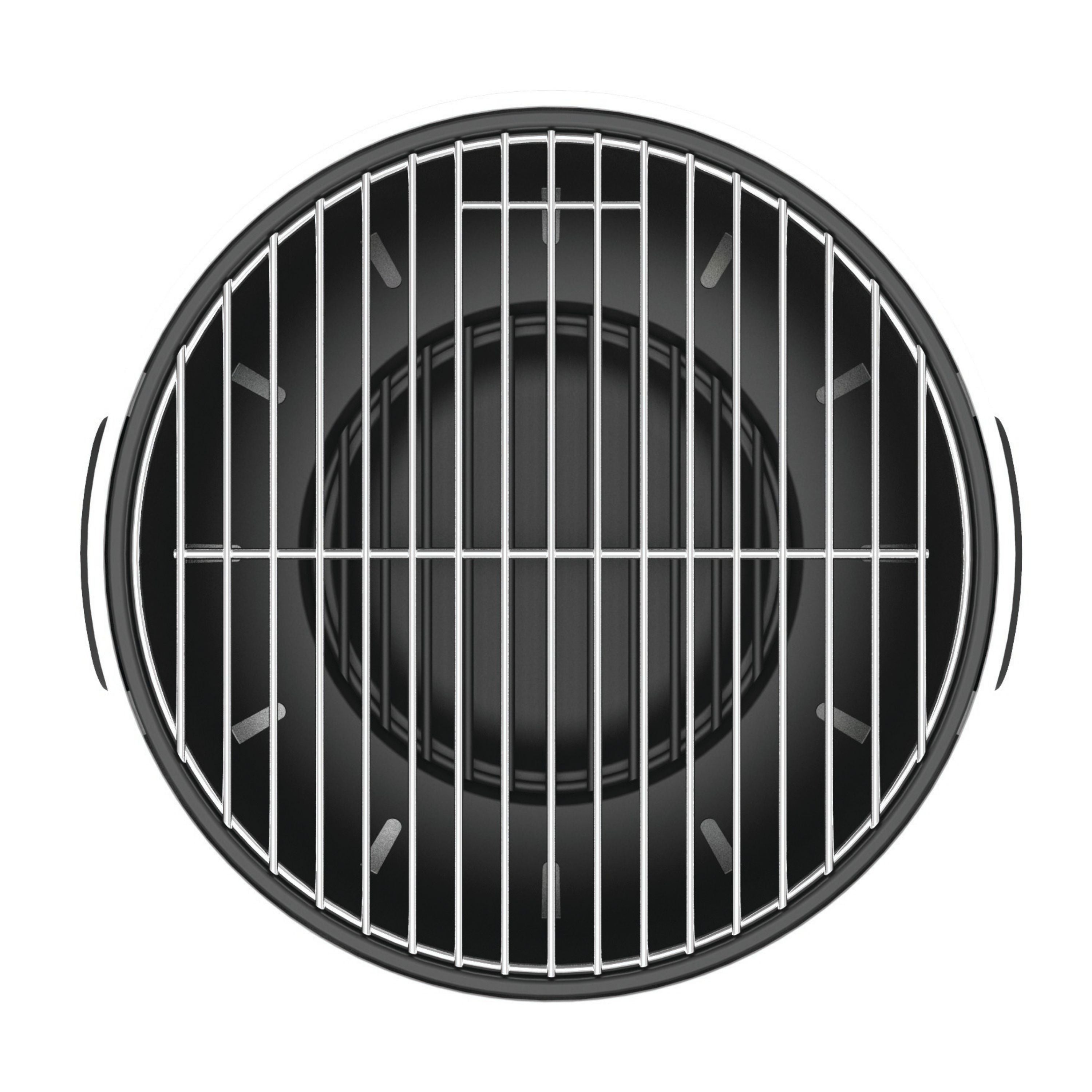 BergHOFF Leo Portable Tabletop Charcoal Grill - Compact Outdoor BBQ Grill for Camping, Picnics & Backyard Cooking, White