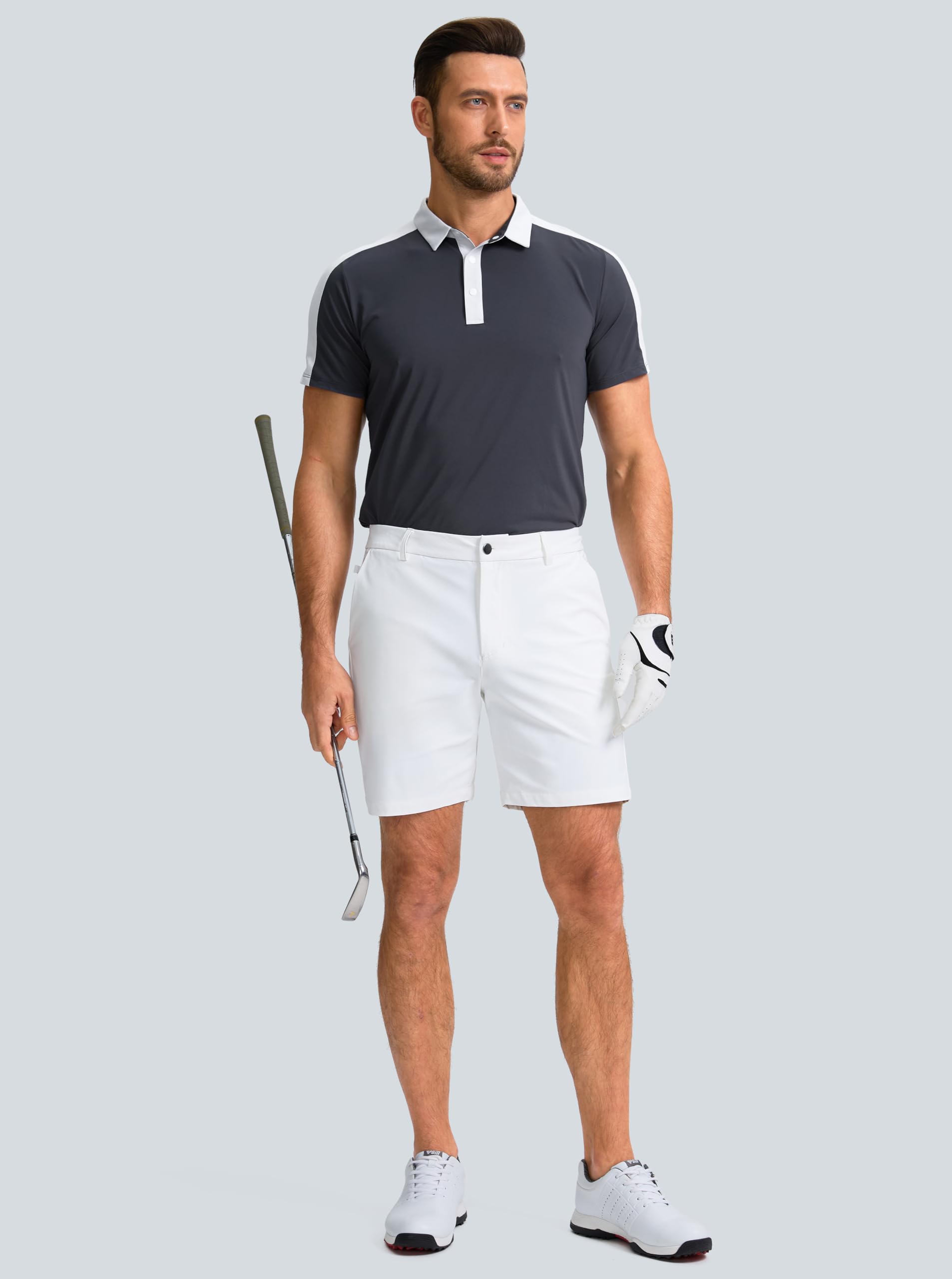 Obla Men's Stretch Golf Shorts - 7