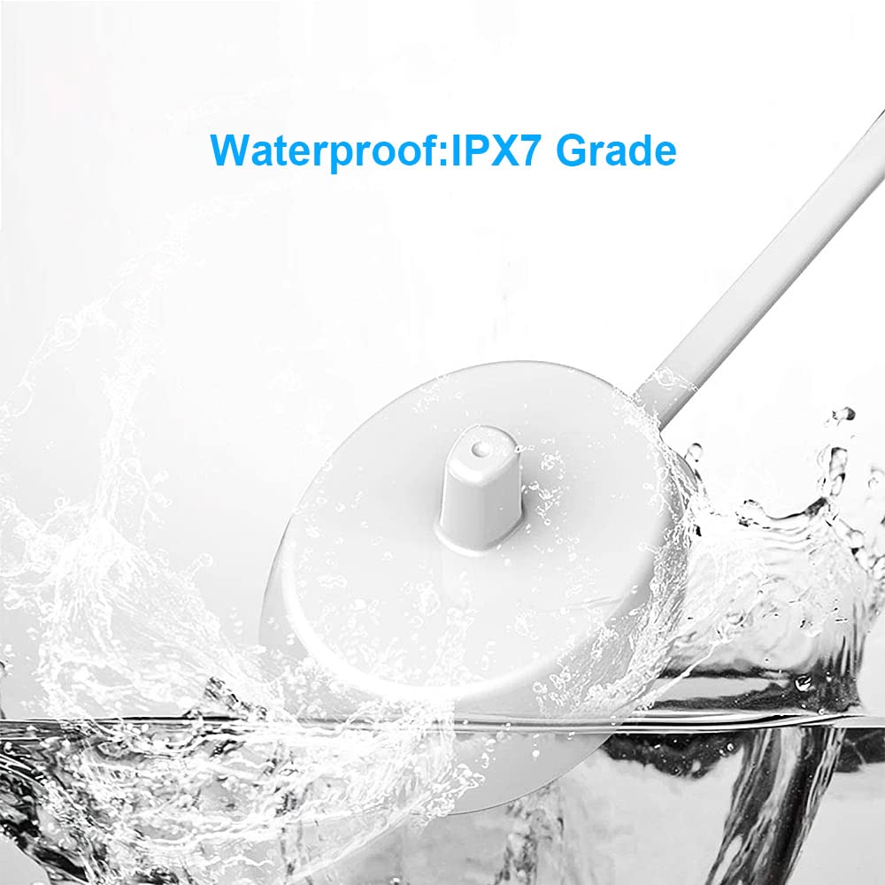 Oral B Electric Toothbrush Replacement Charger - Waterproof IPX7, Safe & Compatible with Braun 3757 & Most Models - Portable Travel Charging Base for Home, Office & Vacation Use