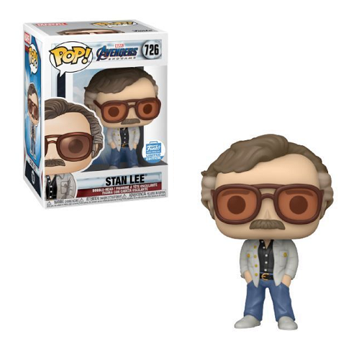 Funko Pop! Avengers Endgame Stan Lee #728 Exclusive Collectible Figure - Perfect for Marvel Fans, Movie Memorabilia & Pop Culture Displays
