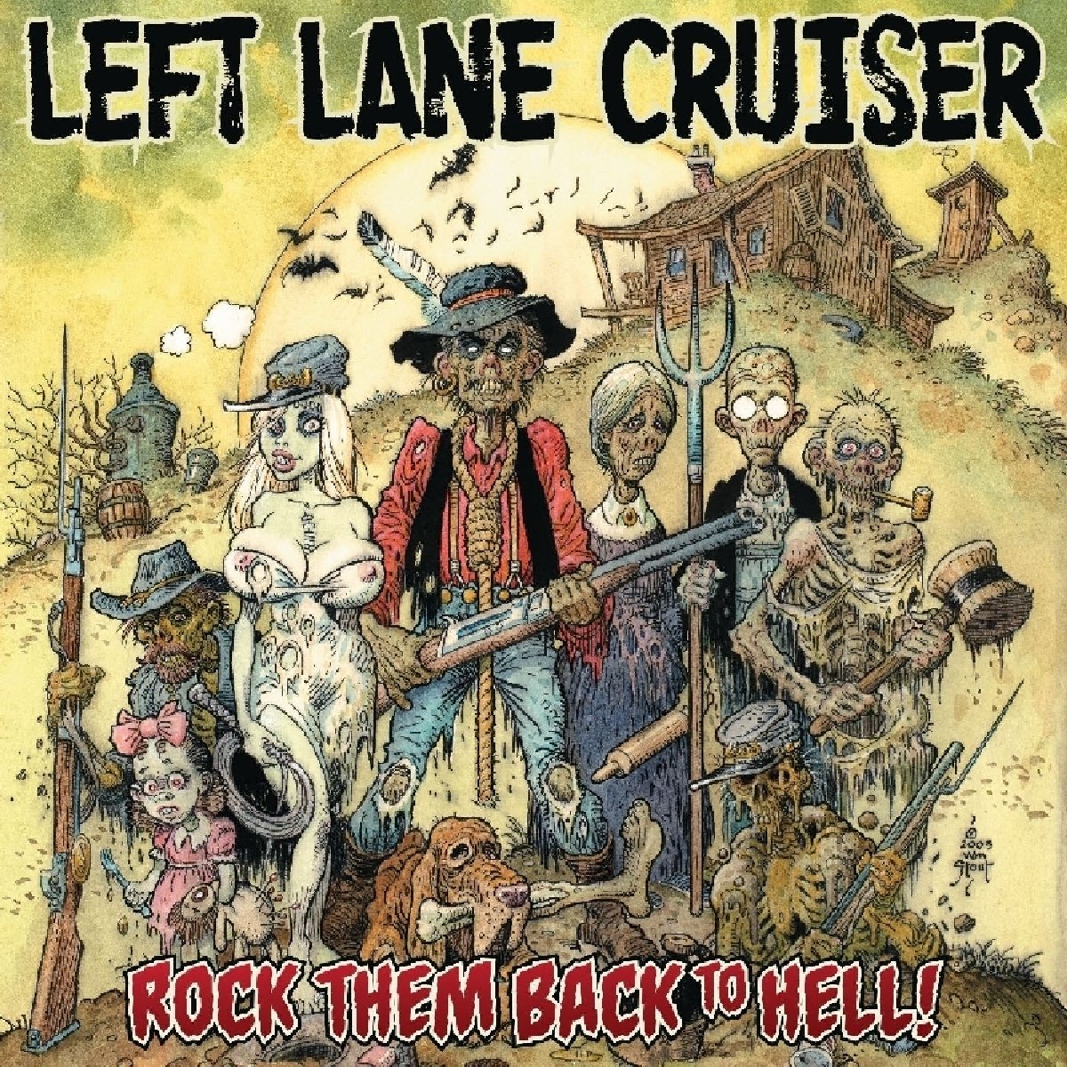Rock Them Back To Hell! - Heavy Metal Band T-Shirt for Concerts & Mosh Pits | Vintage Rock Music Merchandise for Fans & Collectors