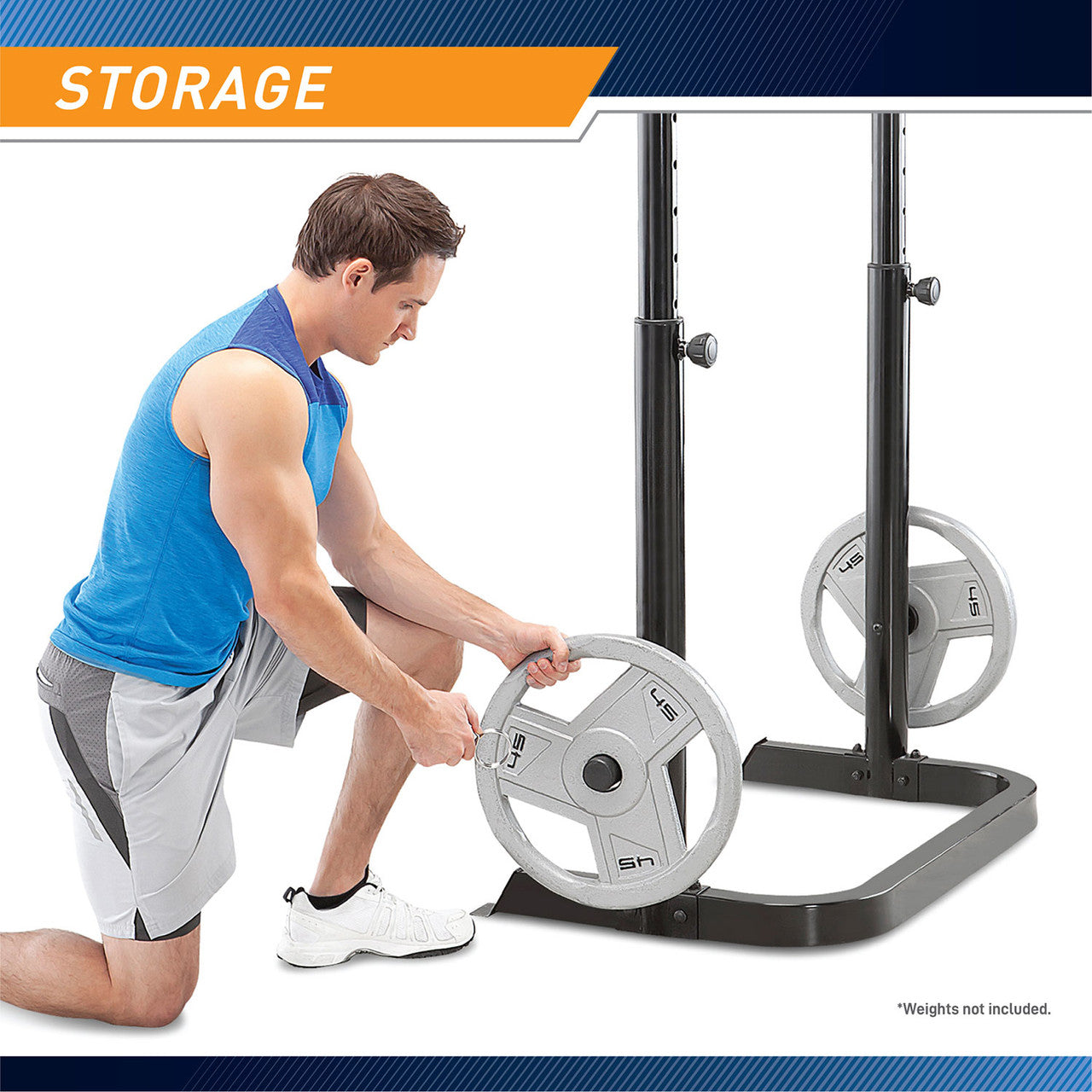 Marcy MD-879 Olympic Weight Bench Set - 2-Piece Adjustable Strength Training Equipment for Home Gym Workouts | Perfect for Weightlifting, Bodybuilding & Fitness Training