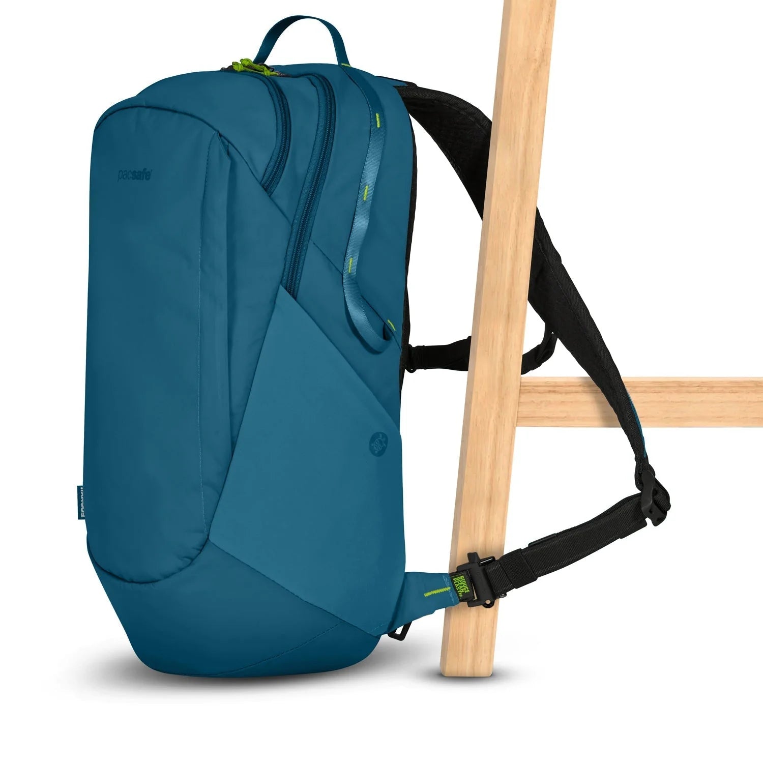 Pacsafe ECO 25L Anti-Theft Travel Backpack - Lightweight Waterproof Daypack for Commuting, Hiking & Digital Nomads - Secure Laptop Compartment & RFID Protection