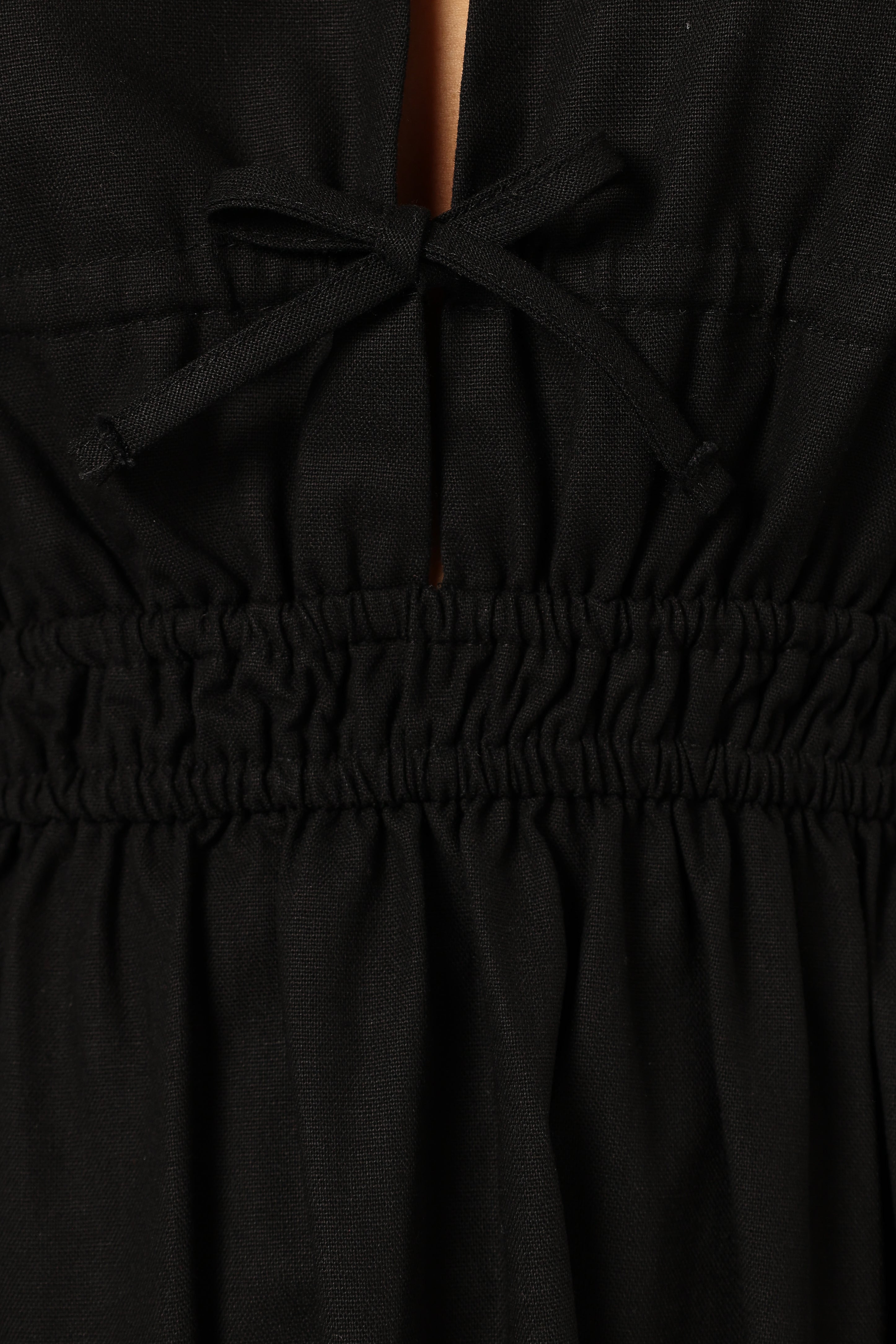 Elegant Cece Long Sleeve Maxi Dress in Black - Perfect for Weddings, Parties & Fall Fashion