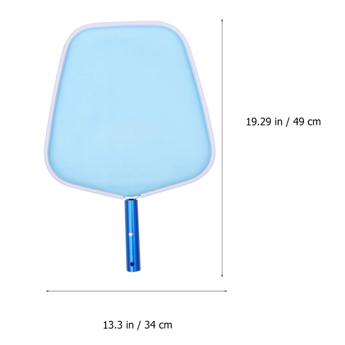Premium Pool Skimmer Net - Fine Mesh Leaf Rake for Swimming Pools, Spas & Fishponds | Heavy-Duty Hand Skimmer with Durable Frame | Ideal for Cleaning Leaves, Debris & Algae | Perfect for In-Ground & Above-Ground Pools
