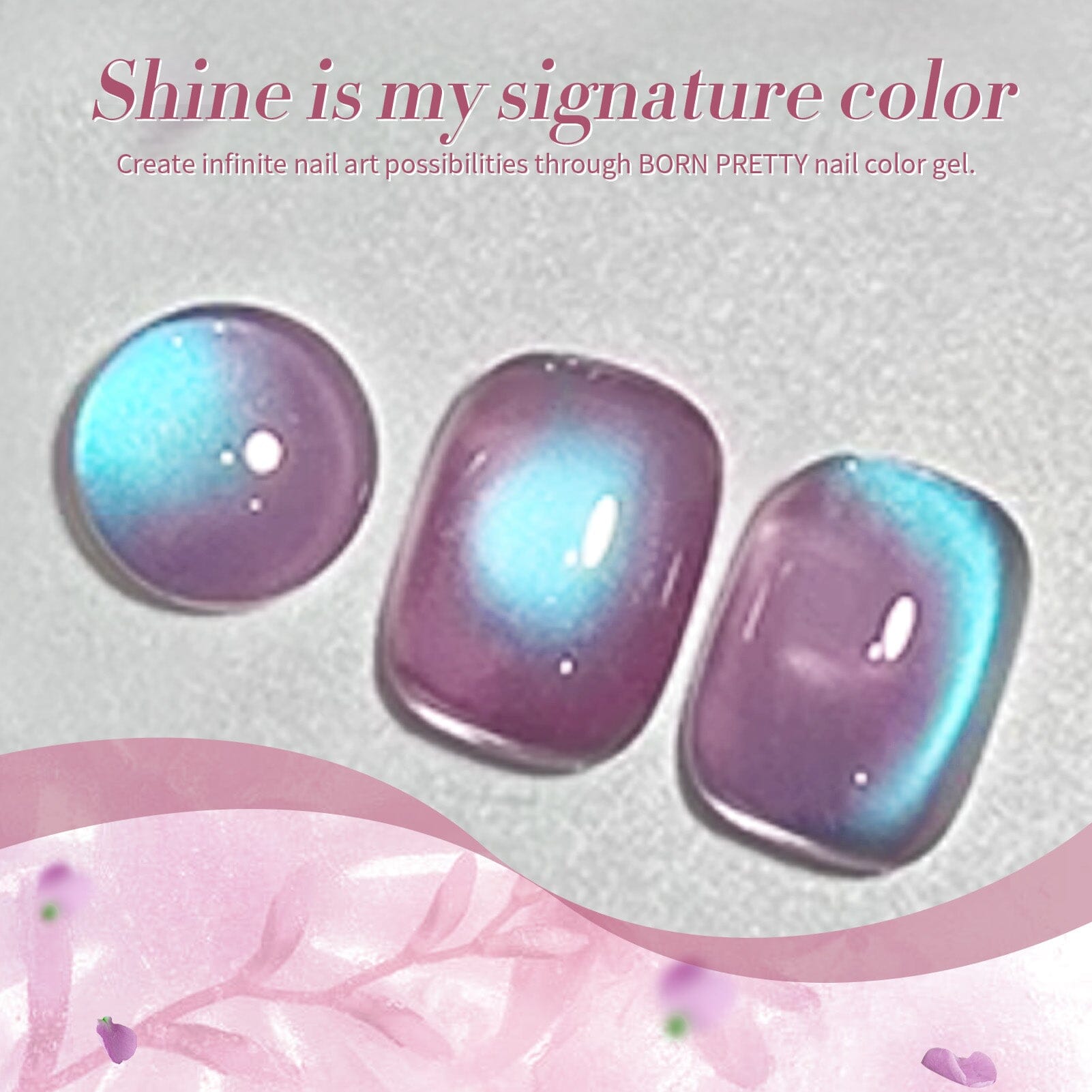 MY46 Hyacinth Cat Magnetic Gel Polish - 15ml Long-Lasting Nail Polish for Professional Salon & Home Manicure - Perfect for Nail Art, Special Occasions & DIY Nail Designs