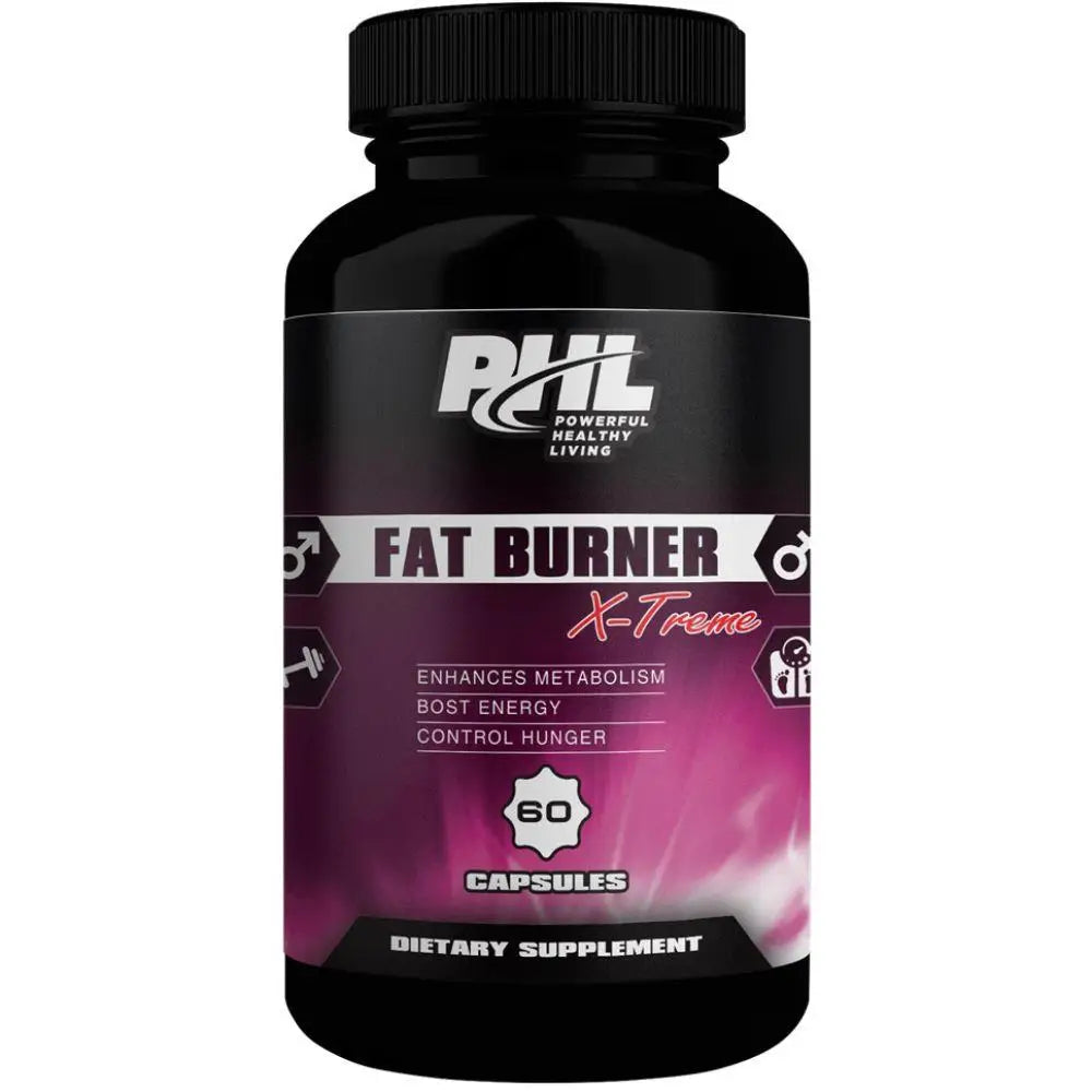 PHL Fat Burner Capsules - 60 Count | Premium Weight Loss Supplement for Men & Women | Boost Metabolism & Energy | Ideal for Gym, Workout & Active Lifestyle