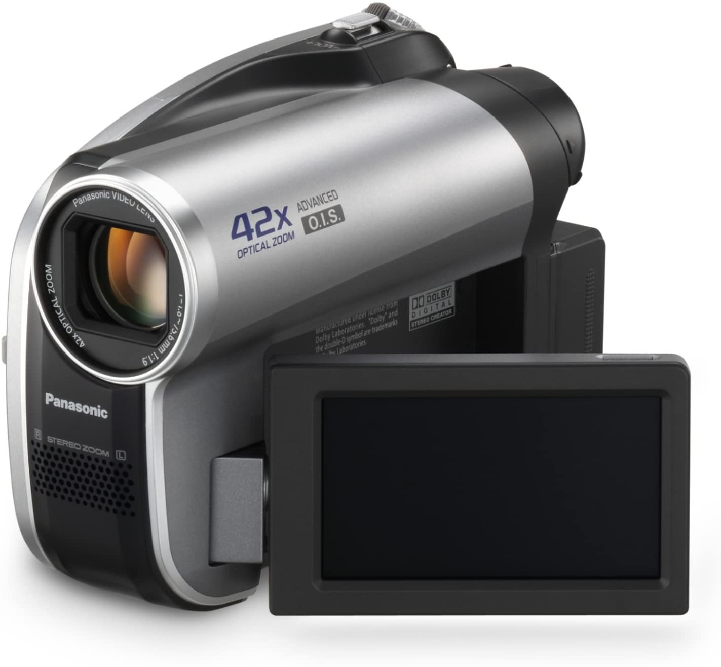 Panasonic VDR D50 DVD Camcorder with 42x Optical Zoom & Image Stabilization - Perfect for Home Videos, Travel Recording & Special Events