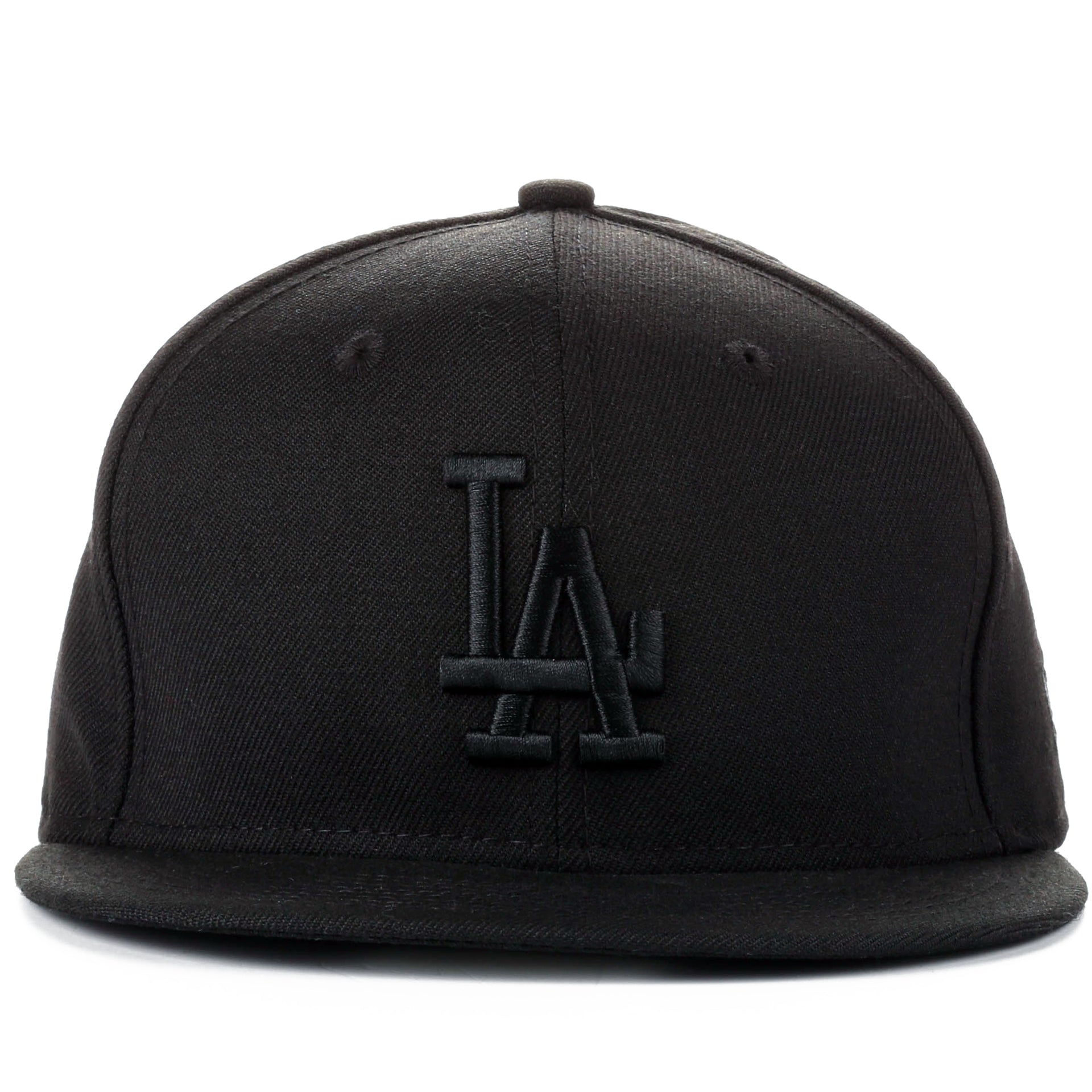 New Era 59Fifty Fitted Cap - Los Angeles Dodgers Black Baseball Hat for Men & Women - Perfect for Baseball Games, Streetwear Fashion & Sports Fans