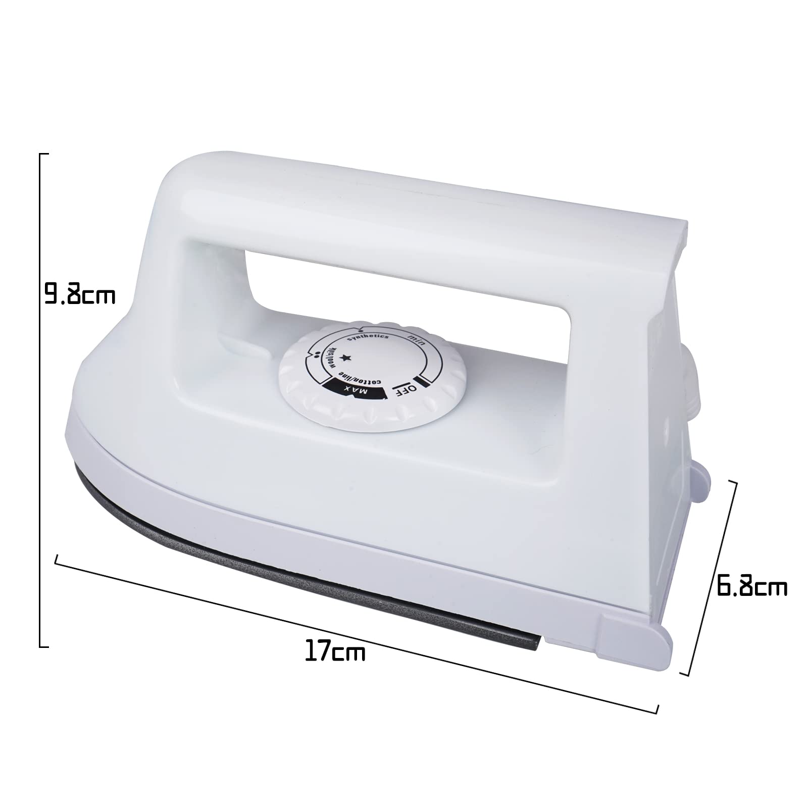 Mini Iron for Crafts & Bead Art - Portable Small Iron for DIY Projects, Sewing, Quilting & Fabric Crafts - Perfect for Travel & Home Use