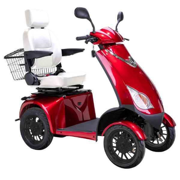 Premium Platinum Bariatric 4-Wheel Mobility Scooter for Heavy Adults - Heavy Duty Electric Wheelchair for Indoor & Outdoor Use - Ideal for Shopping, Travel, and Daily Mobility Assistance
