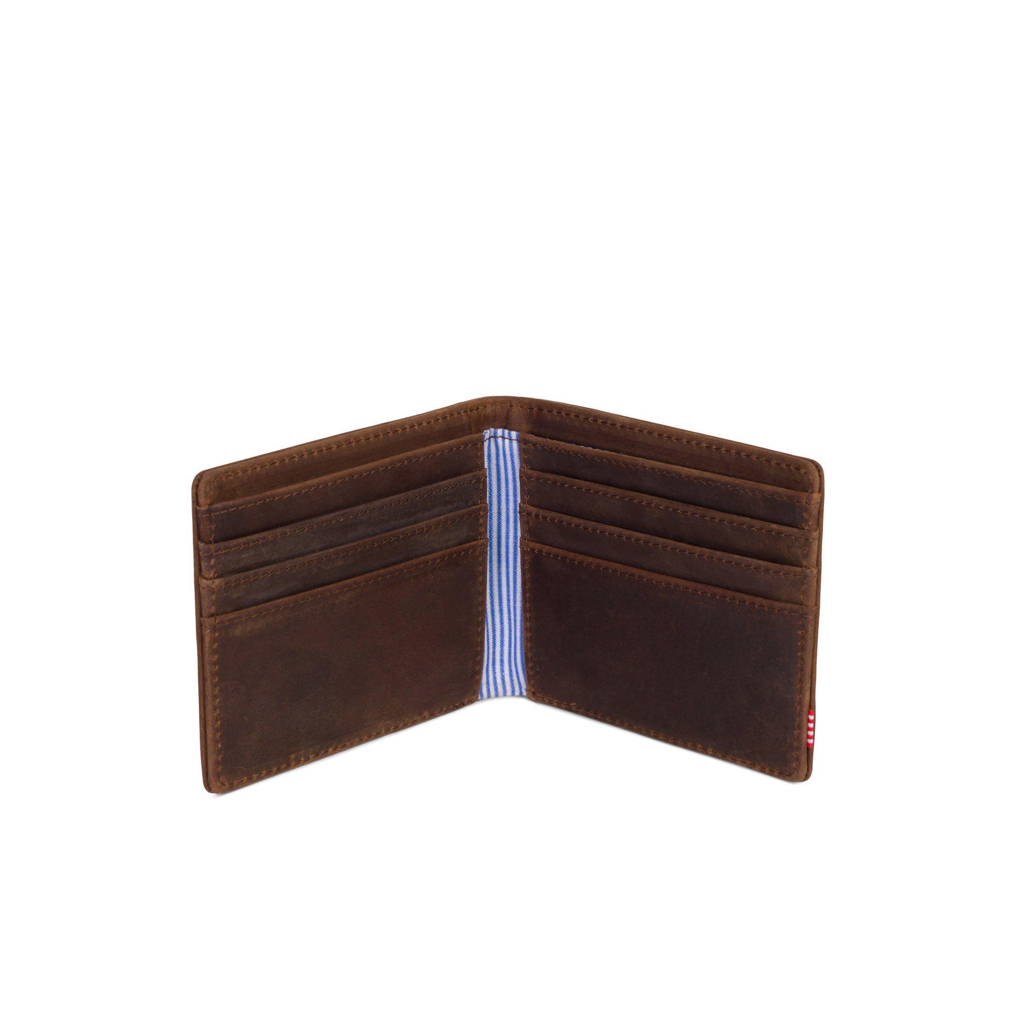 Herschel Roy Wallet - Genuine Brown Nubuck Leather RFID Blocking Slim Bifold Wallet for Men | Perfect for Everyday Carry, Travel & Business