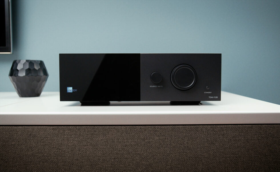 Lyngdorf TDAI 1120 Integrated Stereo Amplifier - High-End Audio System for Home Theater & Music Listening
