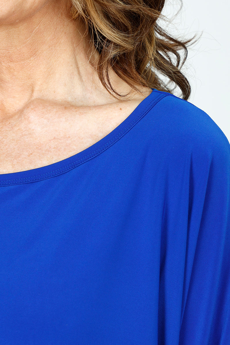 Sympli Women's Trim Boxy Top - Relaxed Fit Casual Blouse for Everyday Wear | Perfect for Work, Weekend & Layering