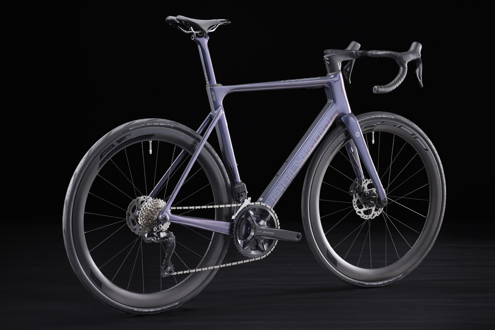 Polygon Helios A7X 105 Di2 Carbon Road Bike - Lightweight Carbon Fiber Racing Bicycle with Shimano Di2 Shifting for Road Cycling, Training & Endurance Races