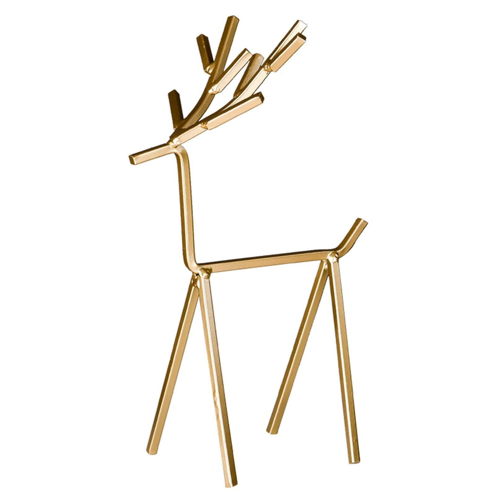 Geometric Antler Jewelry Display Stand - Gold Jewelry Organizer for Earrings, Necklaces & Rings - Countertop Storage Rack for Boutique, Home Decor & Gift Shop Display
