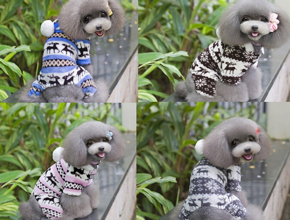 PetParty® Soft & Cozy Dog Jumpsuit - Warm Hoodie Coat for Small Medium Large Dogs - Perfect for Winter Walks, Outdoor Adventures & Photo Shoots