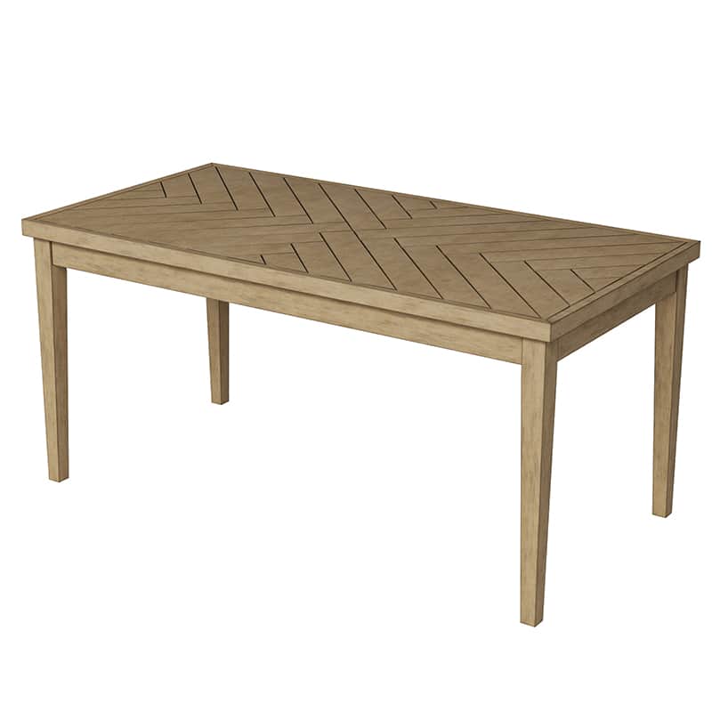 Nora Classic Style Solid Wood Dining Table - Elegant & Durable for Home, Kitchen, and Restaurant Use