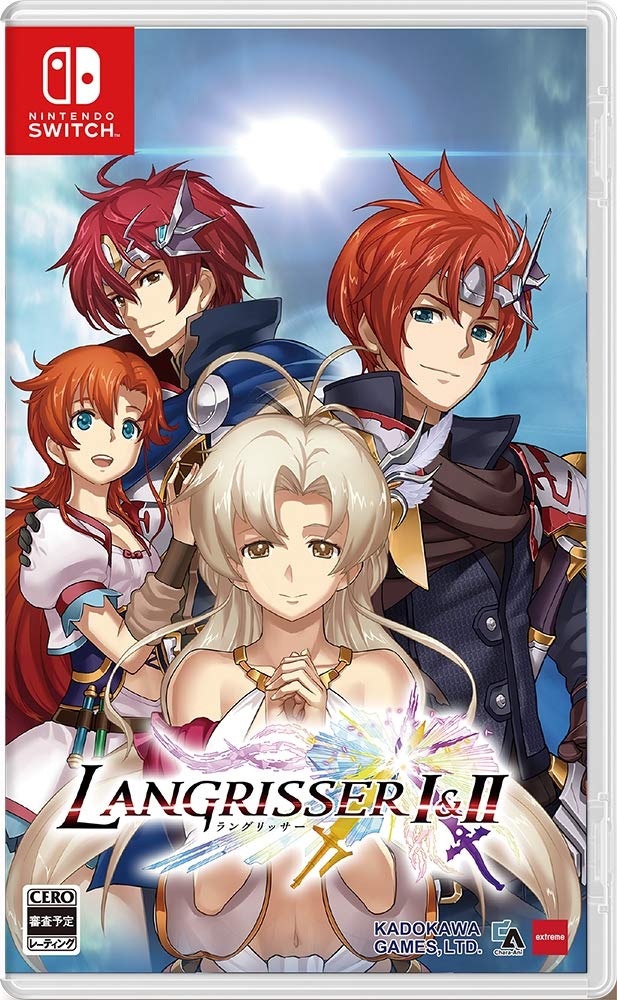 Langrisser I & II Nintendo Switch Game - Japanese Version (Region Free) - Classic Tactical RPG for Strategy Gamers - Perfect for Home & Travel Gaming