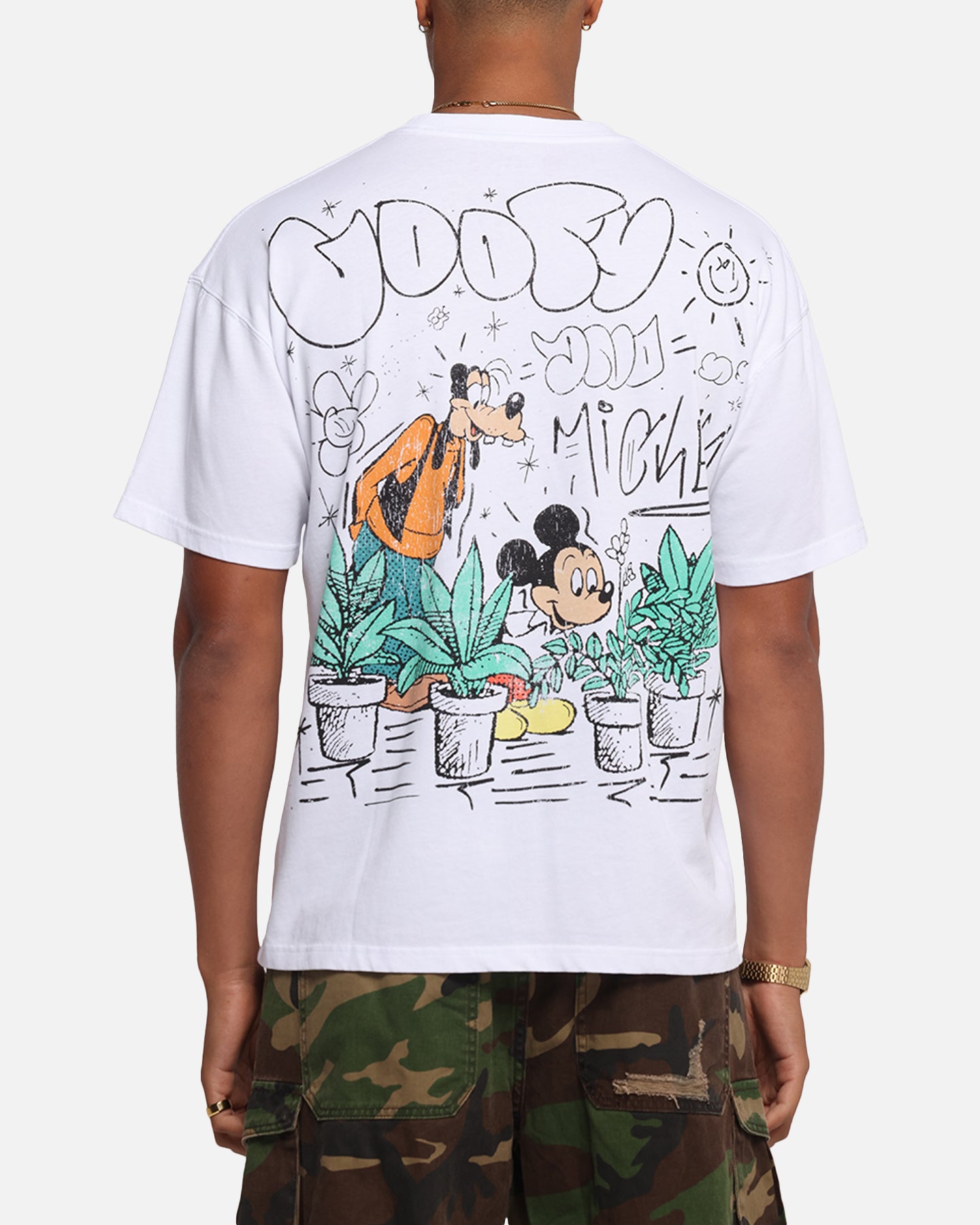 Disney Best Friends T-Shirt for Women - Soft Cotton White Graphic Tee - Perfect for Casual Wear, Gifts & Disney Fan Outfits