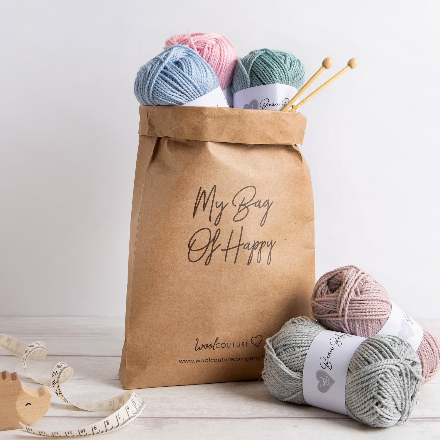 Baby Pompom Hat Knitting Kit - DIY Crochet Set for Newborns & Toddlers - Perfect for Winter, Photoshoots & Handmade Gifts