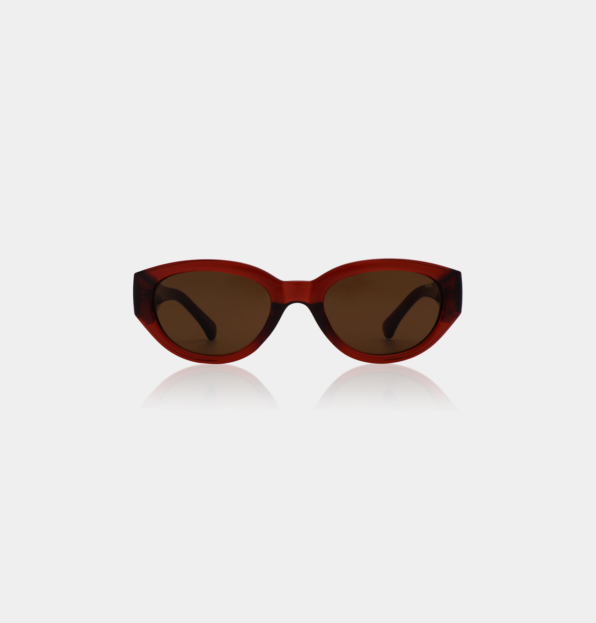 A. Kjaerbede Brown Winnie Sunglasses - Stylish UV Protection for Women - Perfect for Outdoor Activities, Beach & Driving