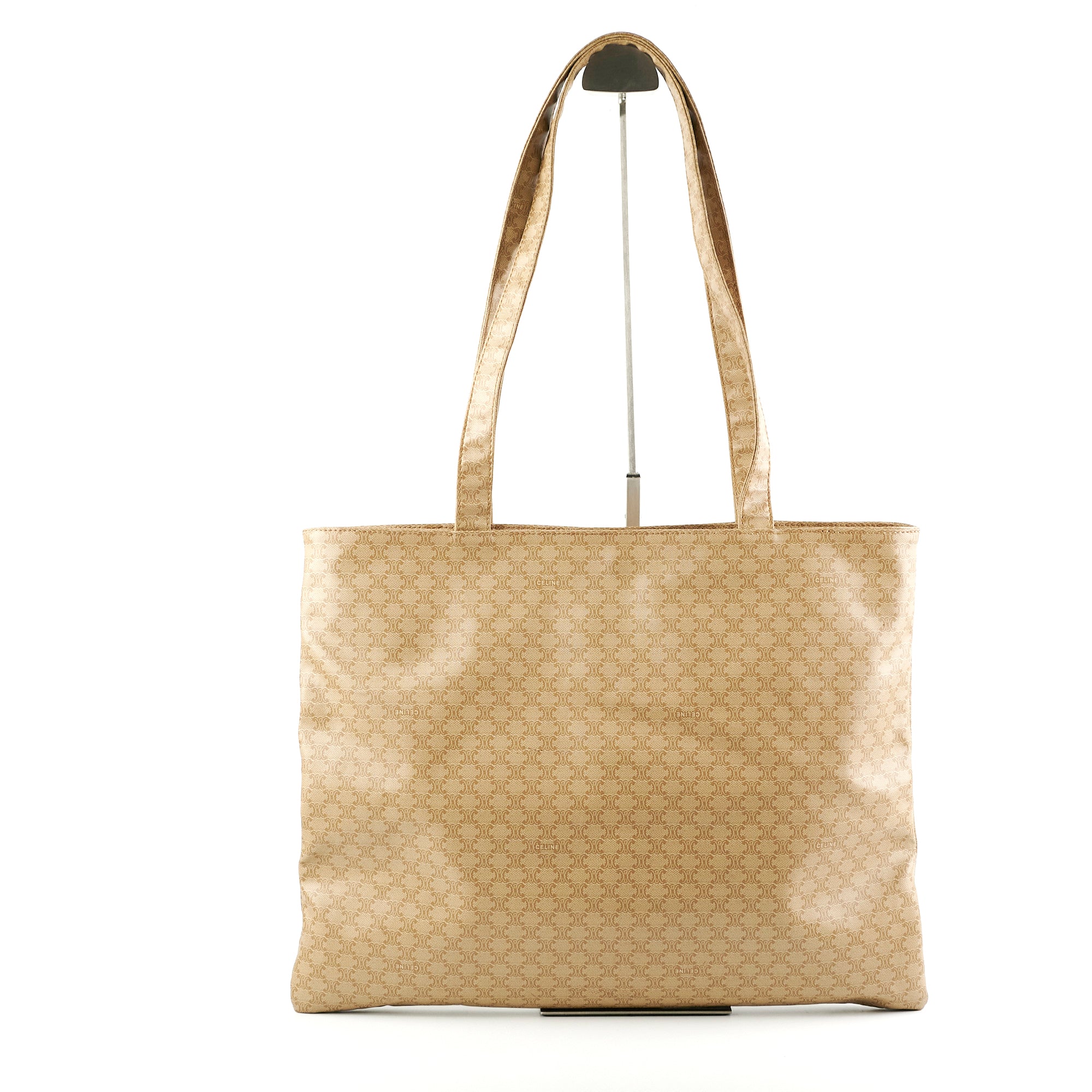 Vintage Celine Monogram Canvas Tote Bag for Women - Stylish Designer Handbag for Work, Travel & Everyday Use